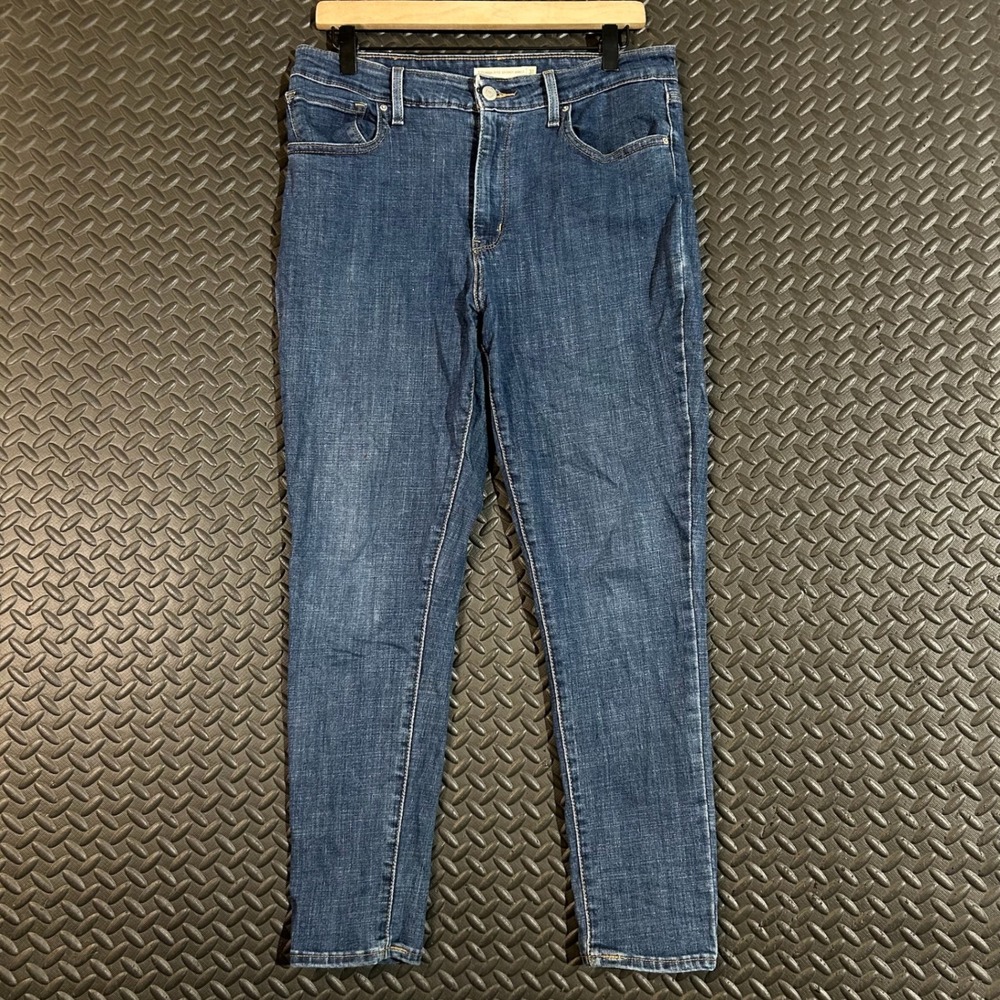 Levi's 721 High Rise Skinny Ankle Blue Dark Wash Denim‎ Jeans Women's Size 31